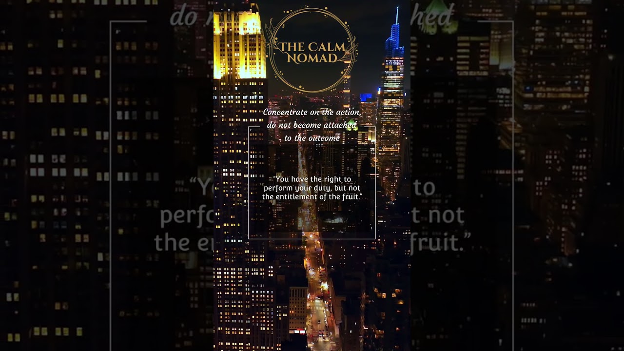 Inner Peace: A Sanskrit Wisdom on performing your duty 