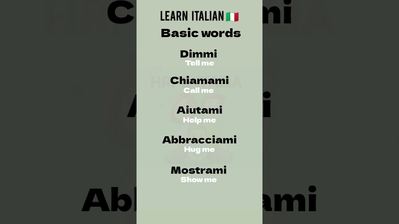 Easy way to learn Italian Language | Italian lesson For beginners | How to pronounce italian words