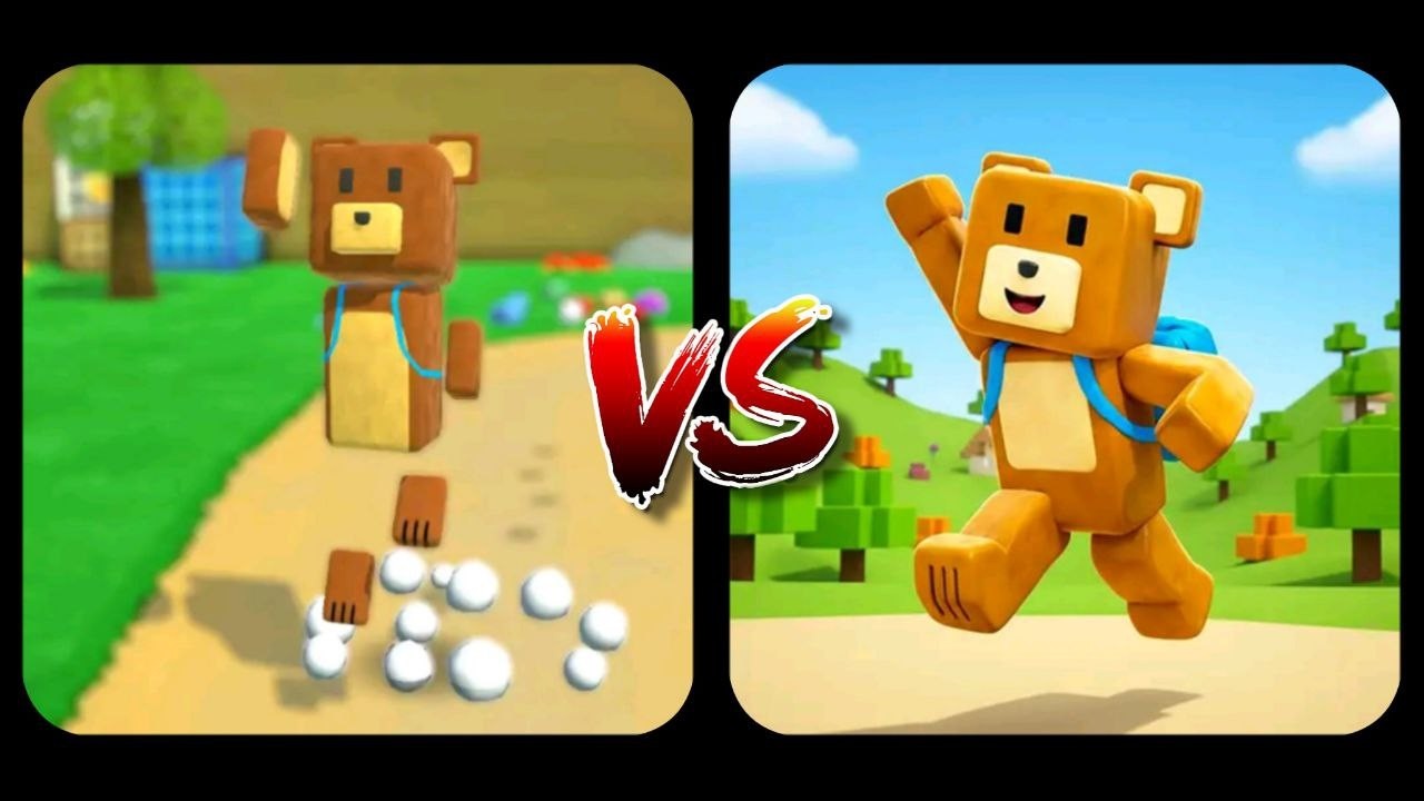 Super Bear Adventure VS Bear Adventure 3D World