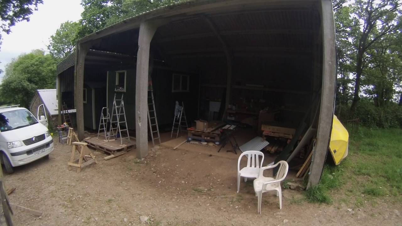 Cornish Shepherds hut timelapse