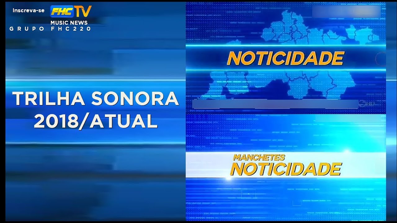 [MONTAGEM] Trilha Sonora Manchetes Noticidade/Noticidade - 2018/2023 - TV Sorocaba/SBT