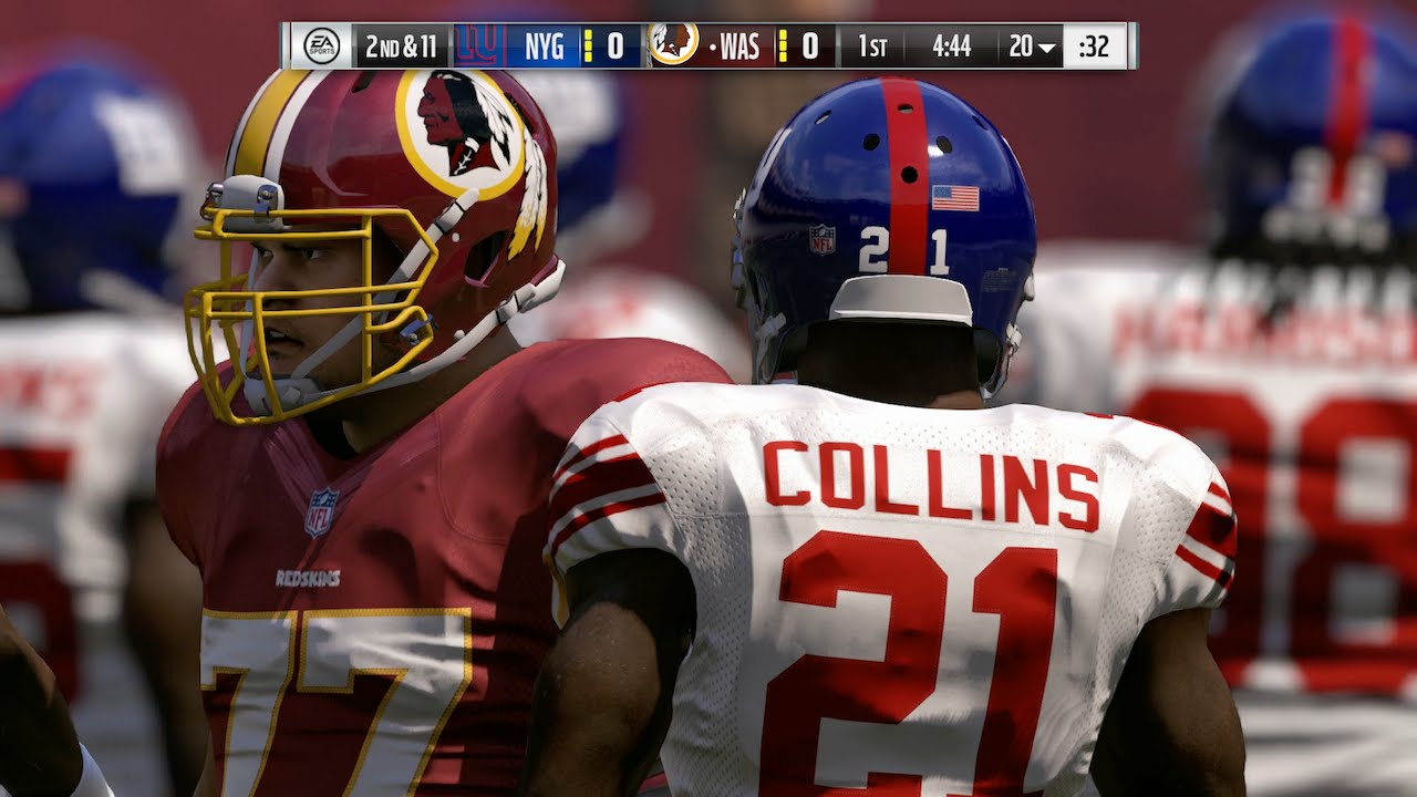 Madden NFL 17 Giants at Redskins (PS4) | Fake Field Goal Seals The Deal
