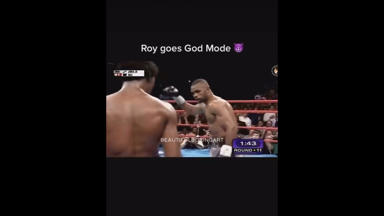 Roy Jones Jr Goes God Mode😮&zwj;💨🔥#boxing #fight #royjonesjr