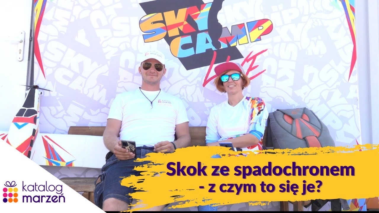 Skok ze spadochronem -z czym to się je? Marta Molińska i Patryk Sandach odpowiadają na Wasze pytania