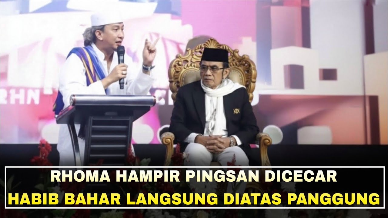 Rhoma Pucat Di Cecar Habib Bahar Di Panggung, Disaksikan Banyak Orang.‼️