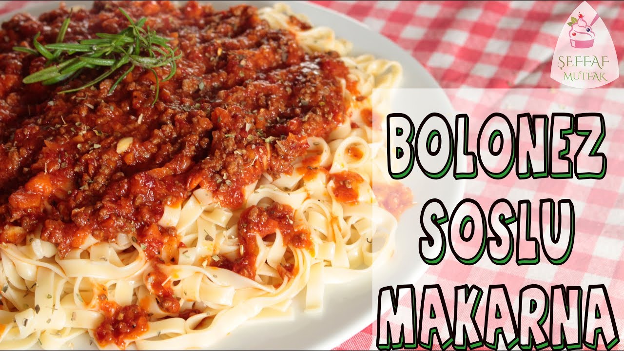 BOLONEZ SOSLU /NAMI DEĞER KIYMALI 🍝 ŞEFFAF MUTFAK