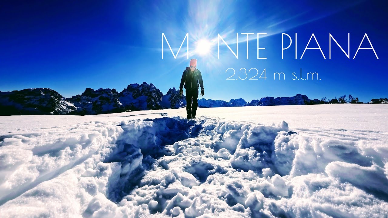 Monte Piana completamente deserto! Escursione glaciale dopo la nevicata di fine novembre 