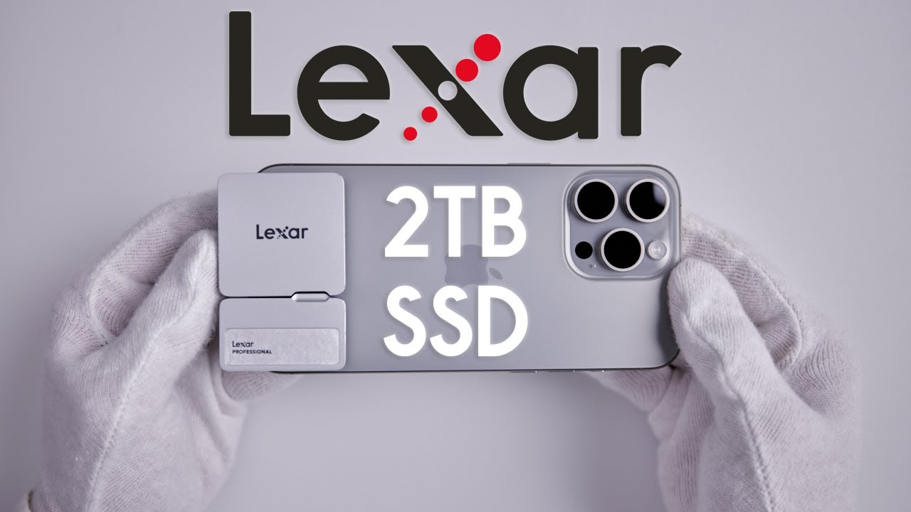 Lexar Professional Go Portable 2TB SSD with HUB Unboxing