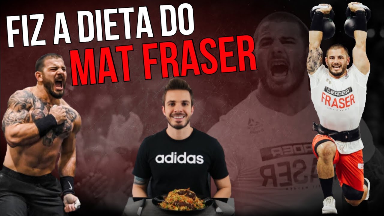 COMO É A DIETA E A ROTINA DO MAT FRASER - FIZ UM DIA COMPLETO [DIETA DOS ATLETAS]