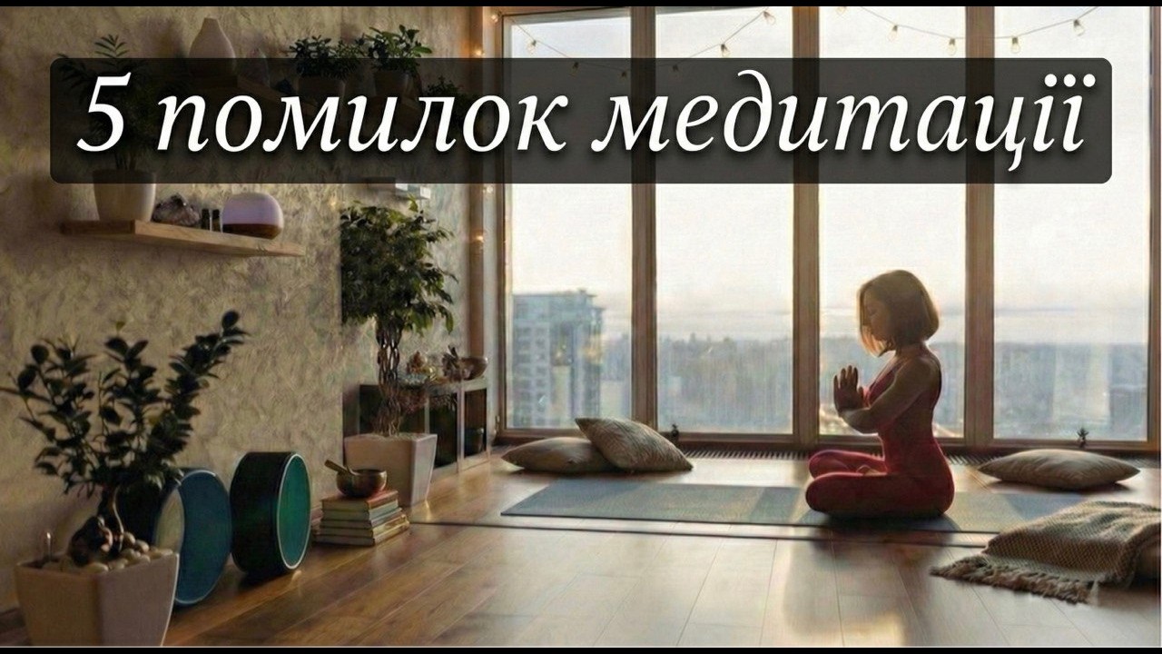 5 ПОМИЛОК В МЕДИТАЦІЇ. Не починай поки не подивишся це відео.