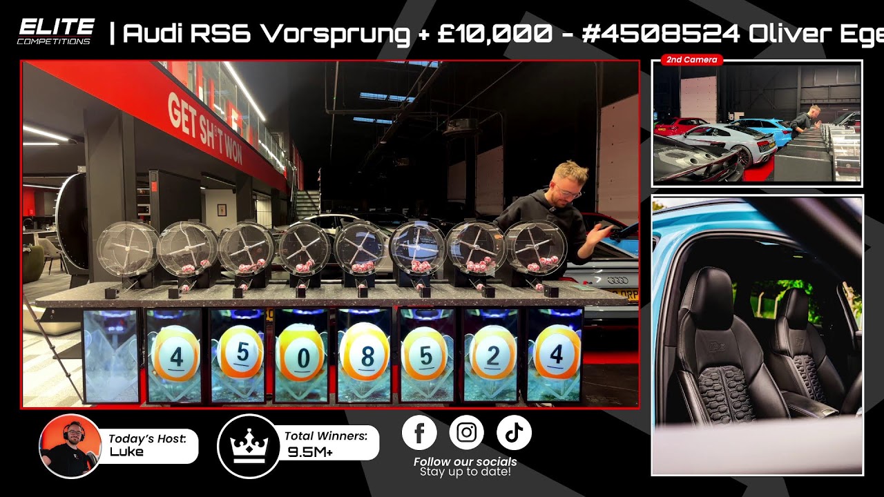 Розыгрыш джекпота в среду: Audi RS6 Vorsprung + &pound;10 000