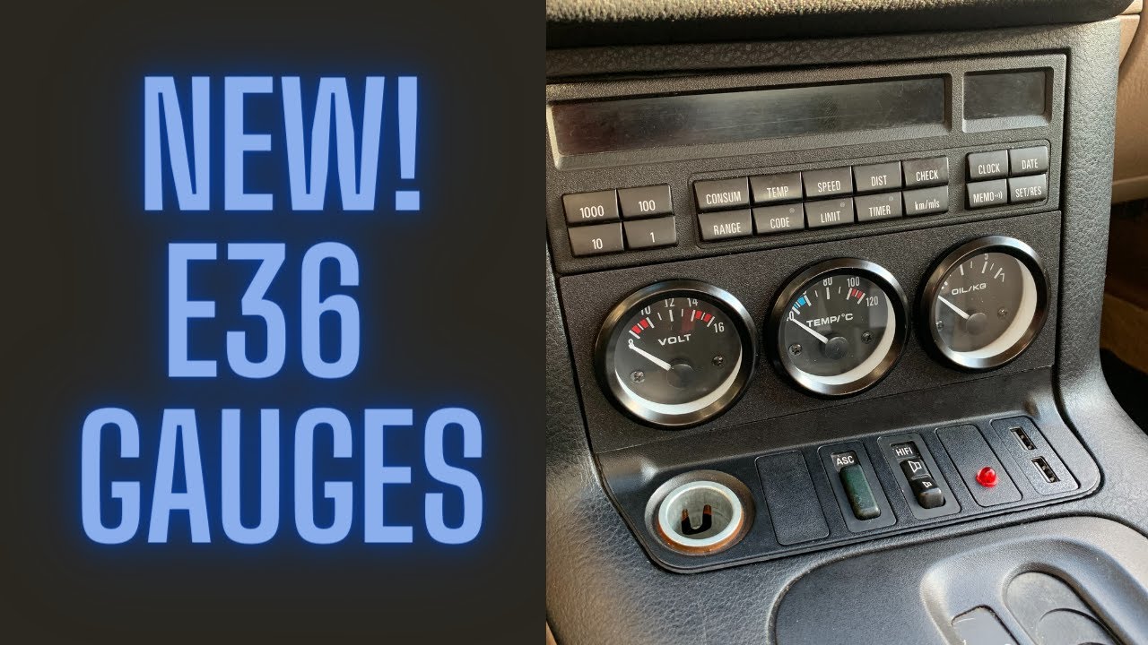 NEW! E36 Gauge Panels