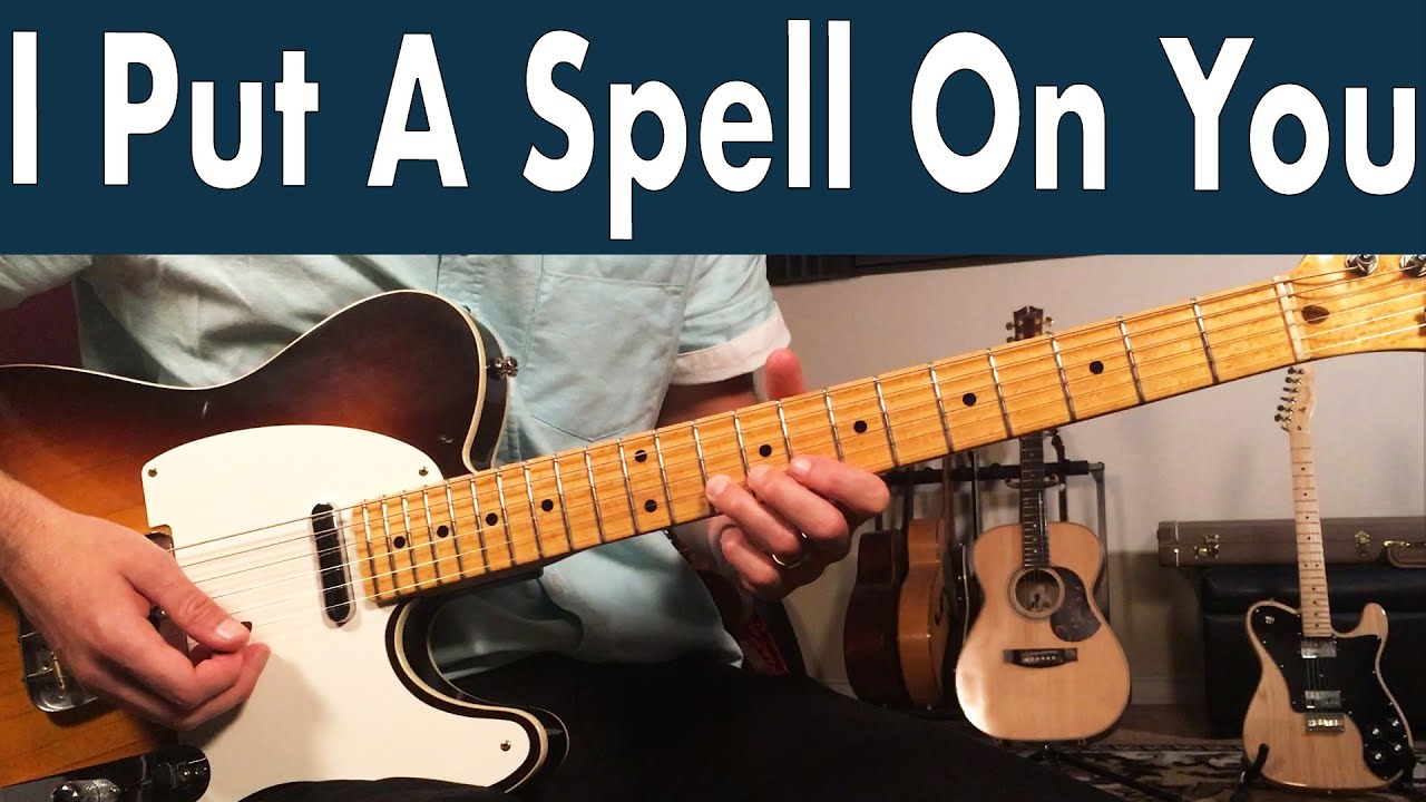 Урок игры на гитаре «Screamin' Jay Hawkins I Put A Spell On You» + обучающее видео