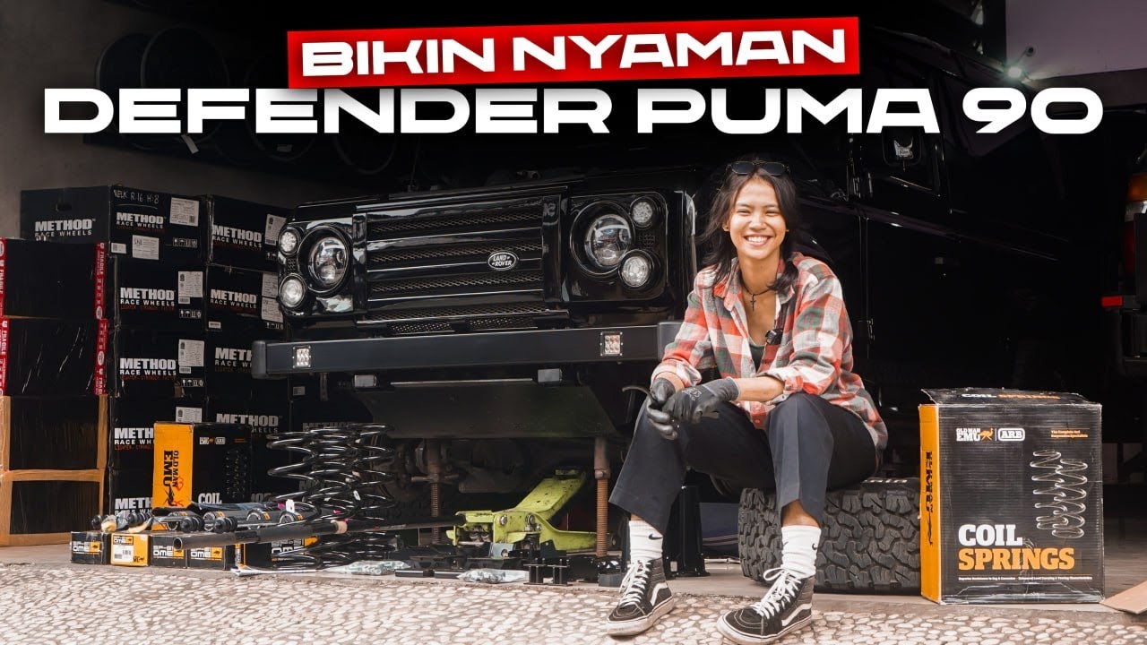 Bikin nyaman Land Rover Defender Puma 90