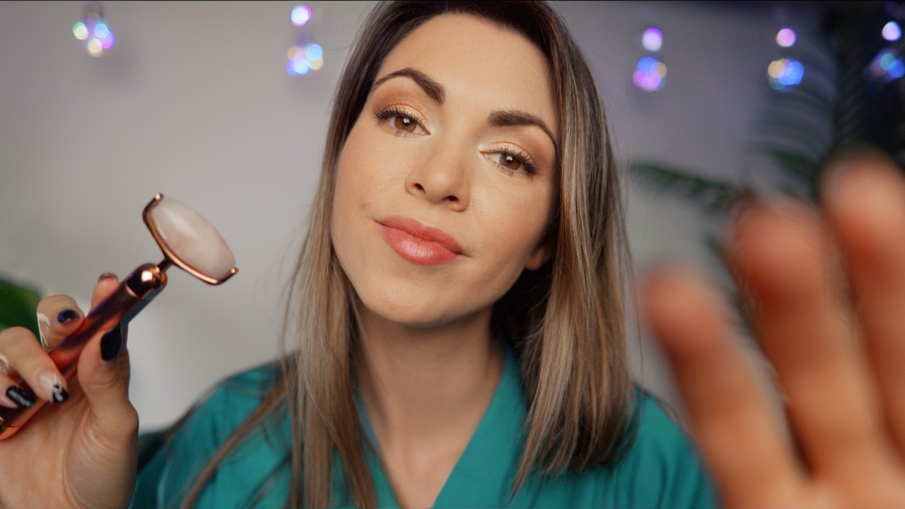 A Soothing MASSAGE for Headache Relief ♡ ASMR Facial Treatments to Ease Your Pain ♡