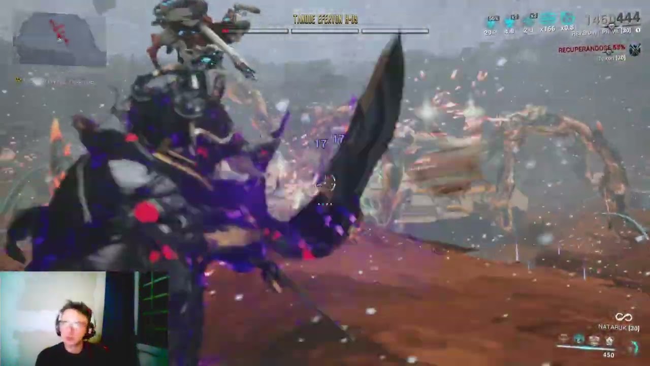 Enfrentando al Tanque Efervon H-09 con Revenant Prime, Nataruk y Xata’s Whisper | Warframe 🧉