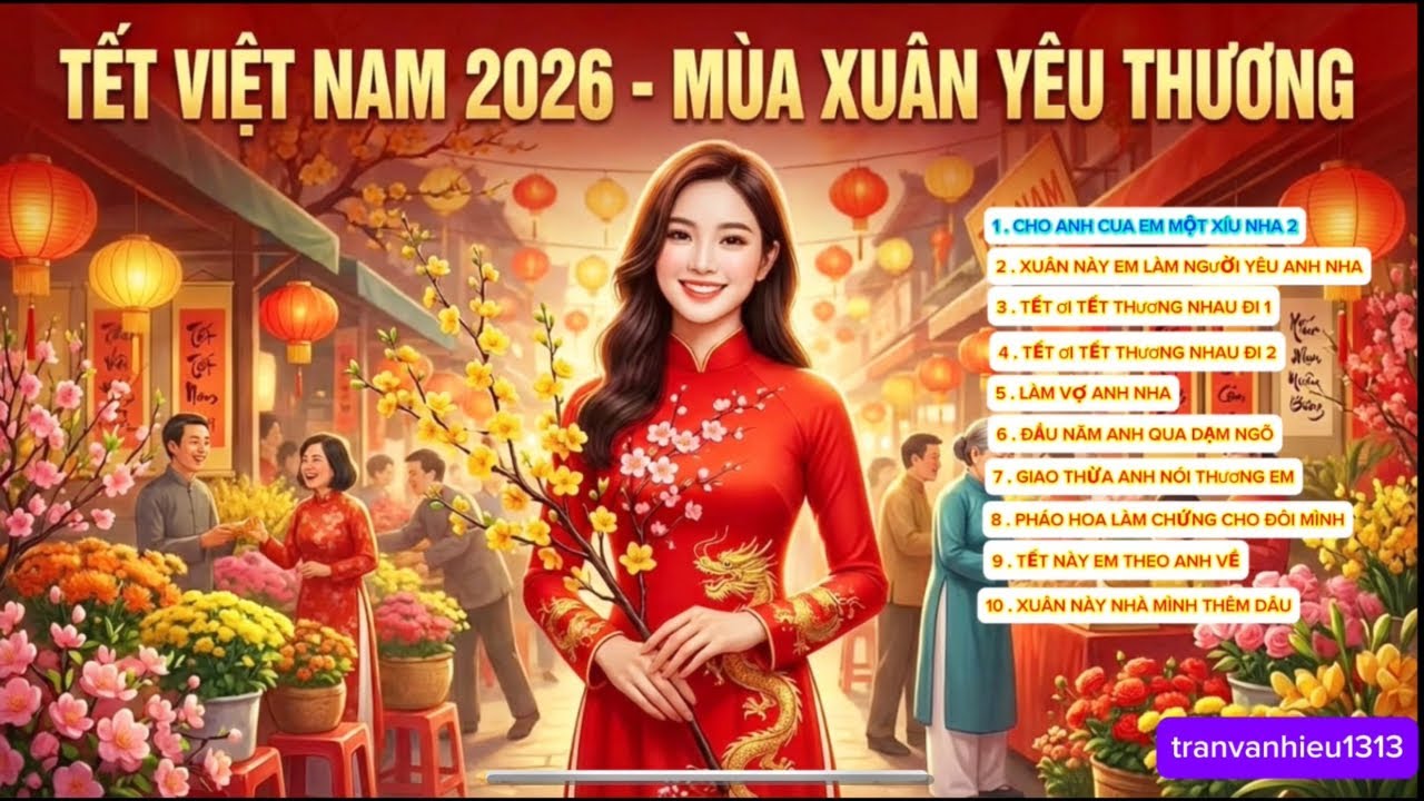 LIÊN KHÚC NHẠC TẾT TỎ TÌNH 2026 💍 10 BÀI SONG CA NAM NỮ | TẾT LÀ PHẢI THƯƠNG