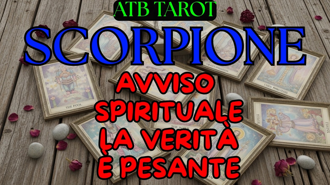 SCORPIONE: Il tuo cuore lo sentiva già ma la verità è ancora peggiore