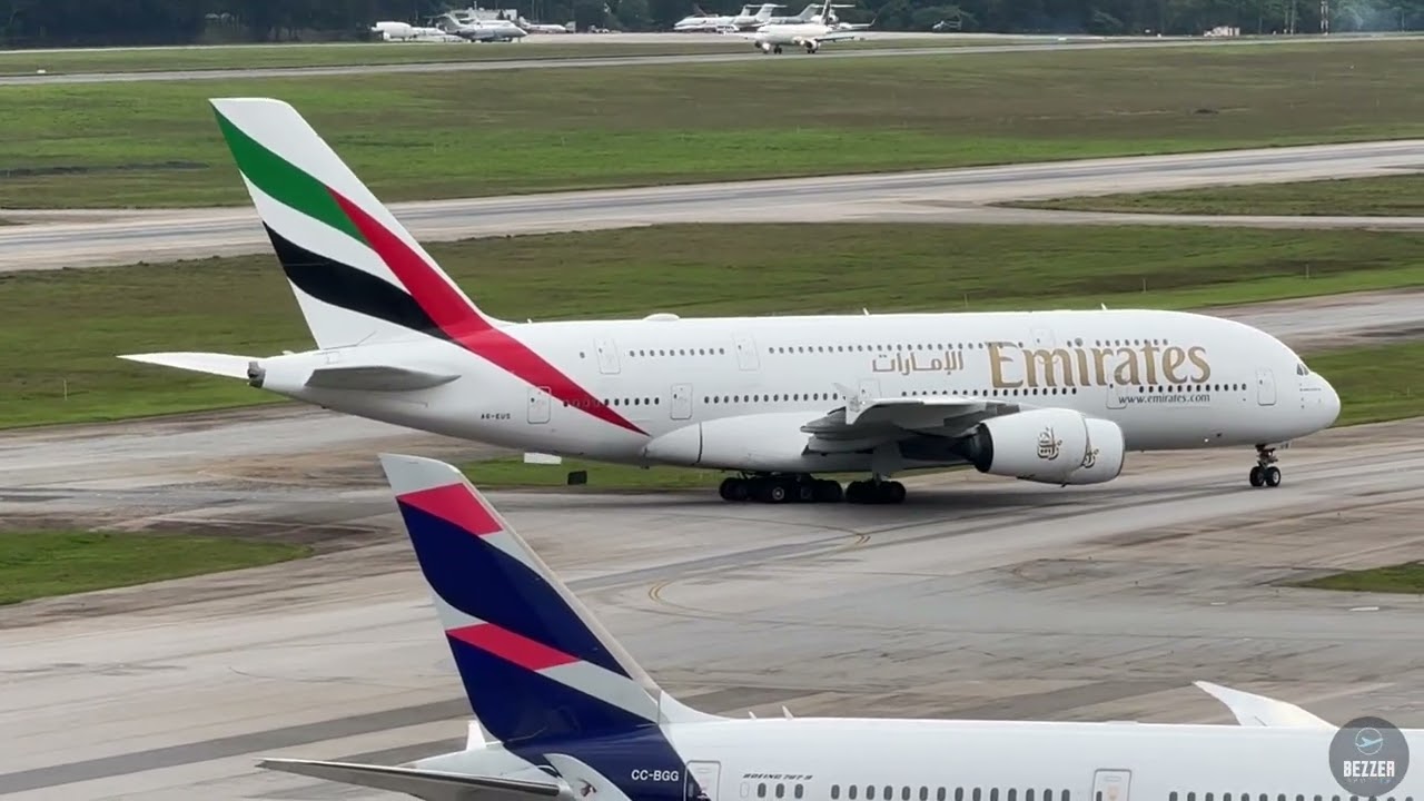 GRANDE MOVIMENTO DE POUSOS E DECOLAGENS NO AEROPORTO INTERNACIONAL DE GUARULHOS | PARTE 3
