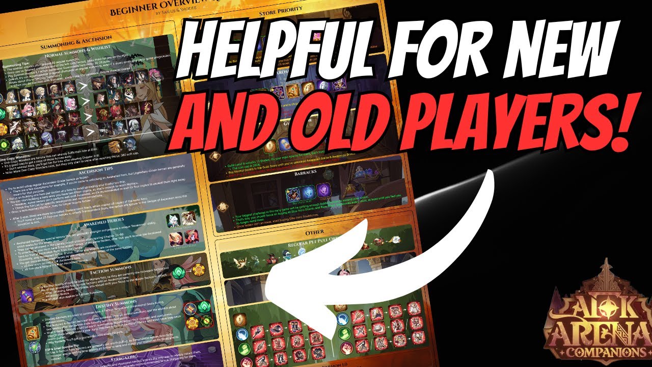 New Beginner Overview Guide | AFK Arena Companions