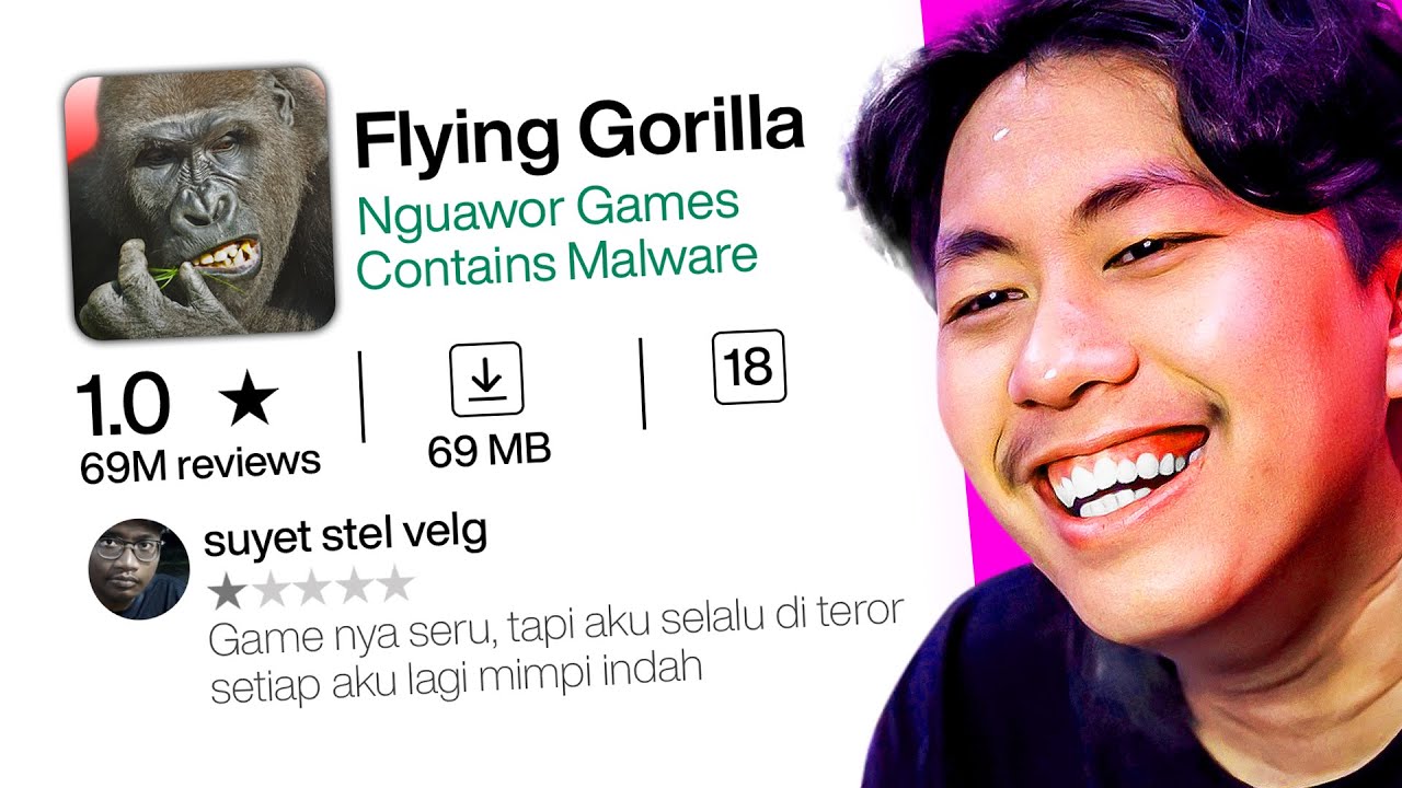 gorilla terbang meneror mimpi indahku.. - GAME NGUAWOR PLAYSTORE