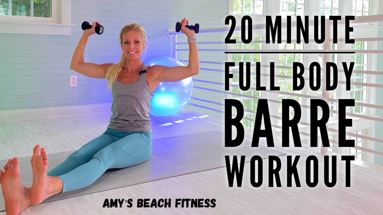 20 MIN Full Body Purely Barre Workout at home