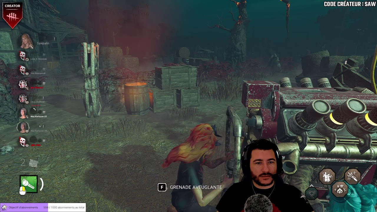 Sawrée DbD !negan | !holy !st | Stream 2K | !code !mc [FR/PC] #DBDCreator @Sawpalin