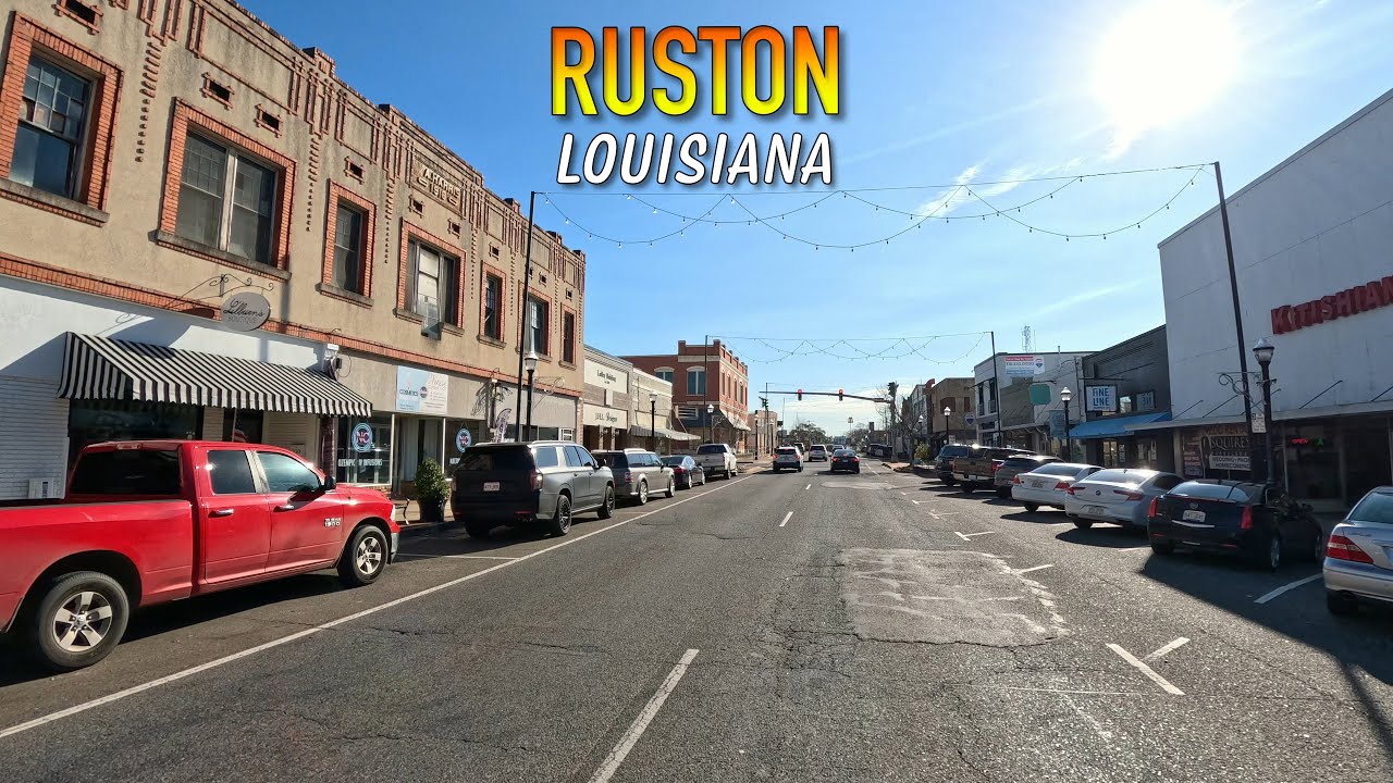 Ruston Louisiana Driving Through