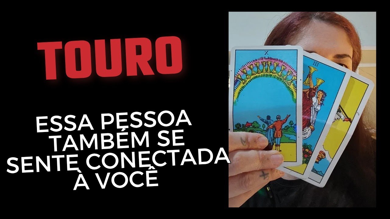 TOURO ♉ Essa pessoa sente uma grande conexão com você 