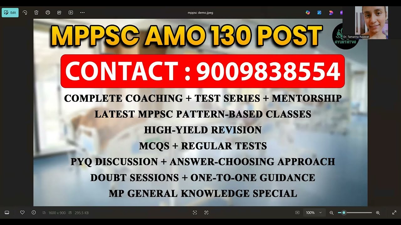 DEMO SESSION MPPSC AMO GENERAL STUDIES #mppsc #ytshort 