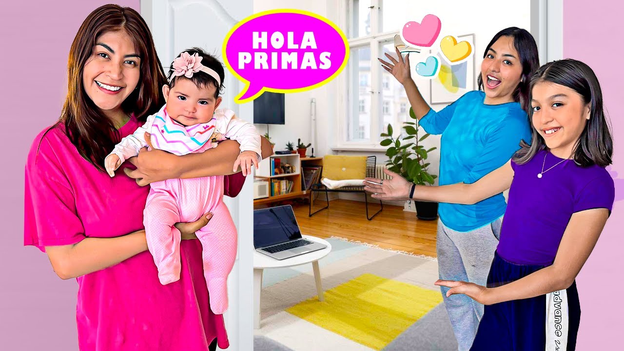 Visitando a las primas ARANZA Y BRIS en su NUEVA CASA ☔️ | Conny Merlin