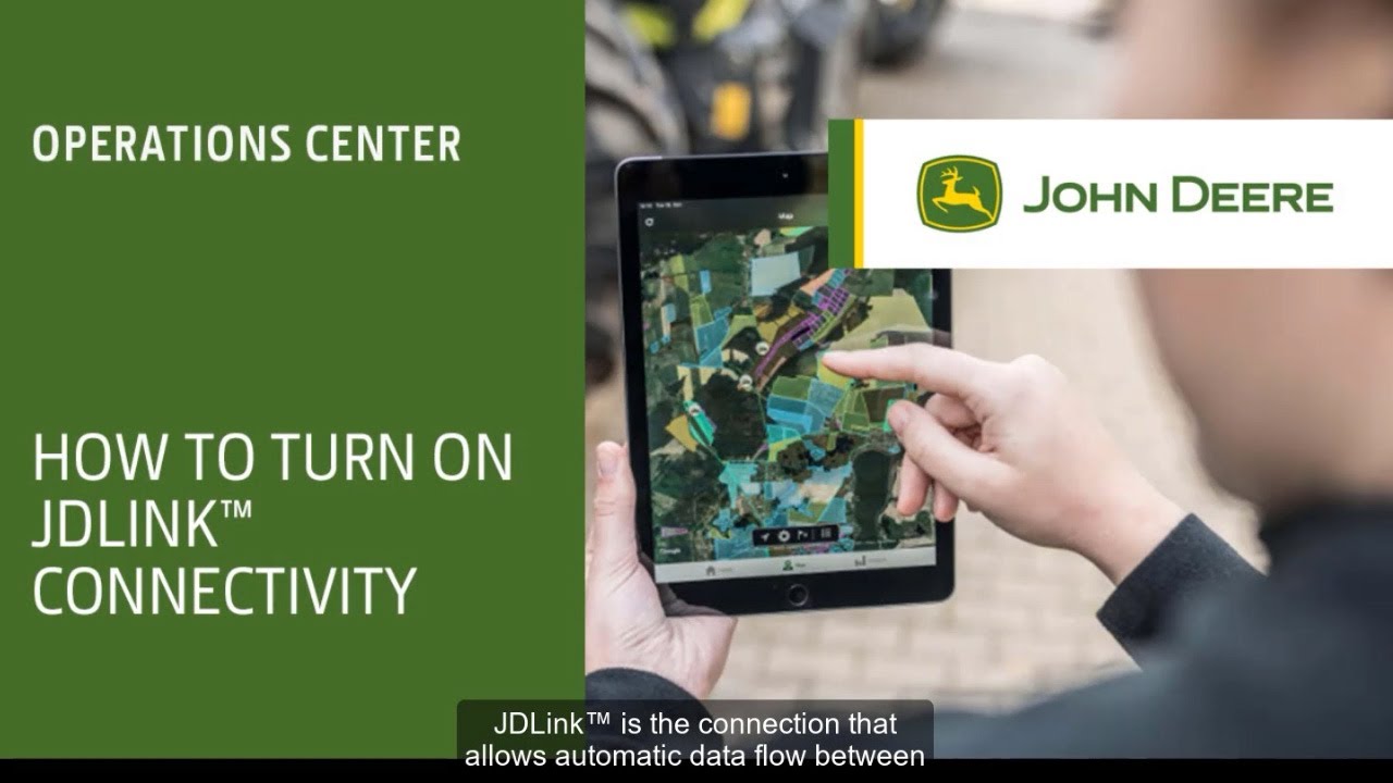 Comment activer la connectivité JDLink™ | John Deere FR