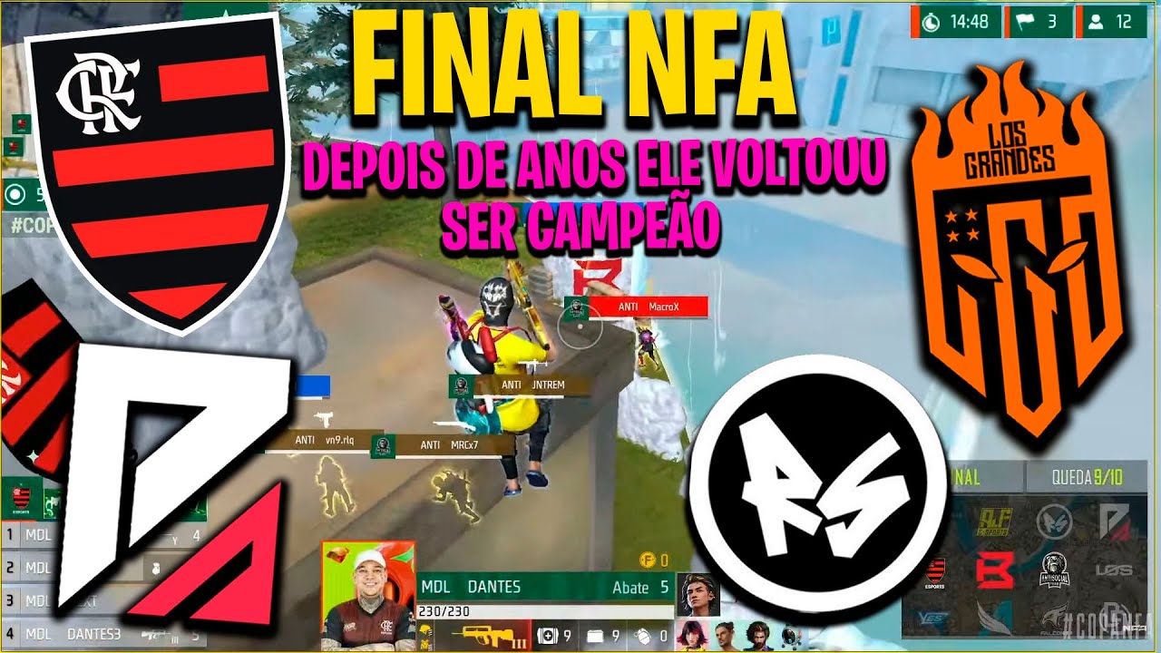 FINAL NFA - DEPOIS DE ANOS NA FILA ELE VOLTOUU A SER CAMPEÃOOO - FLAMENGO FAZOP SUPER LOS CRIAS LOUD