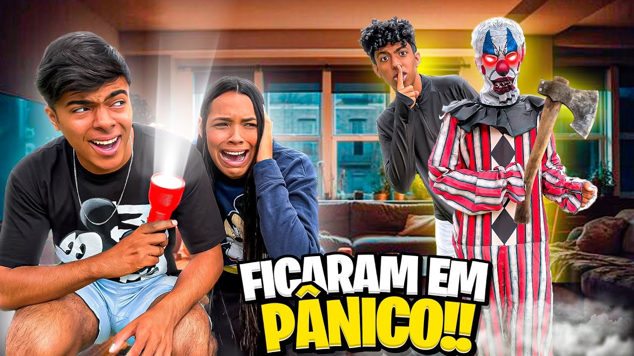 UM PALHAÇO DO MAL PEGOU O ESTEVÃO E A JHENIFER!!