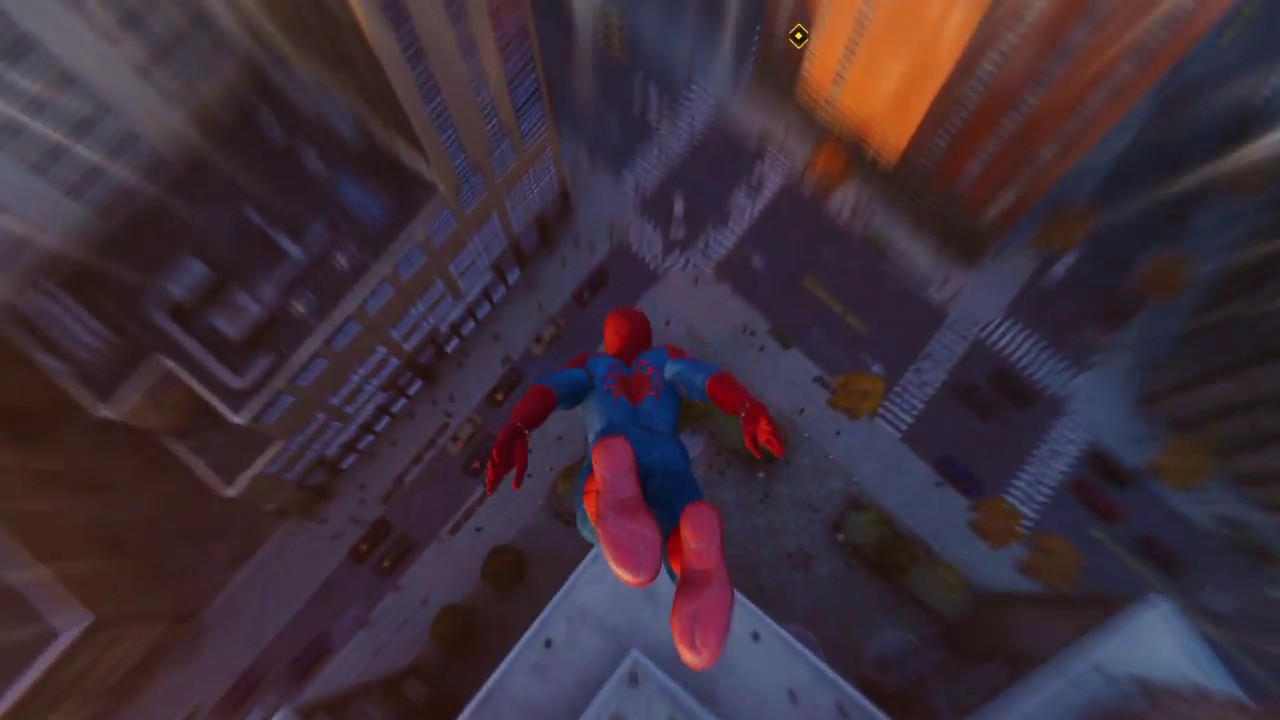 Marvel's Spider-Man FREE FALL PS4 GAMEPLAY