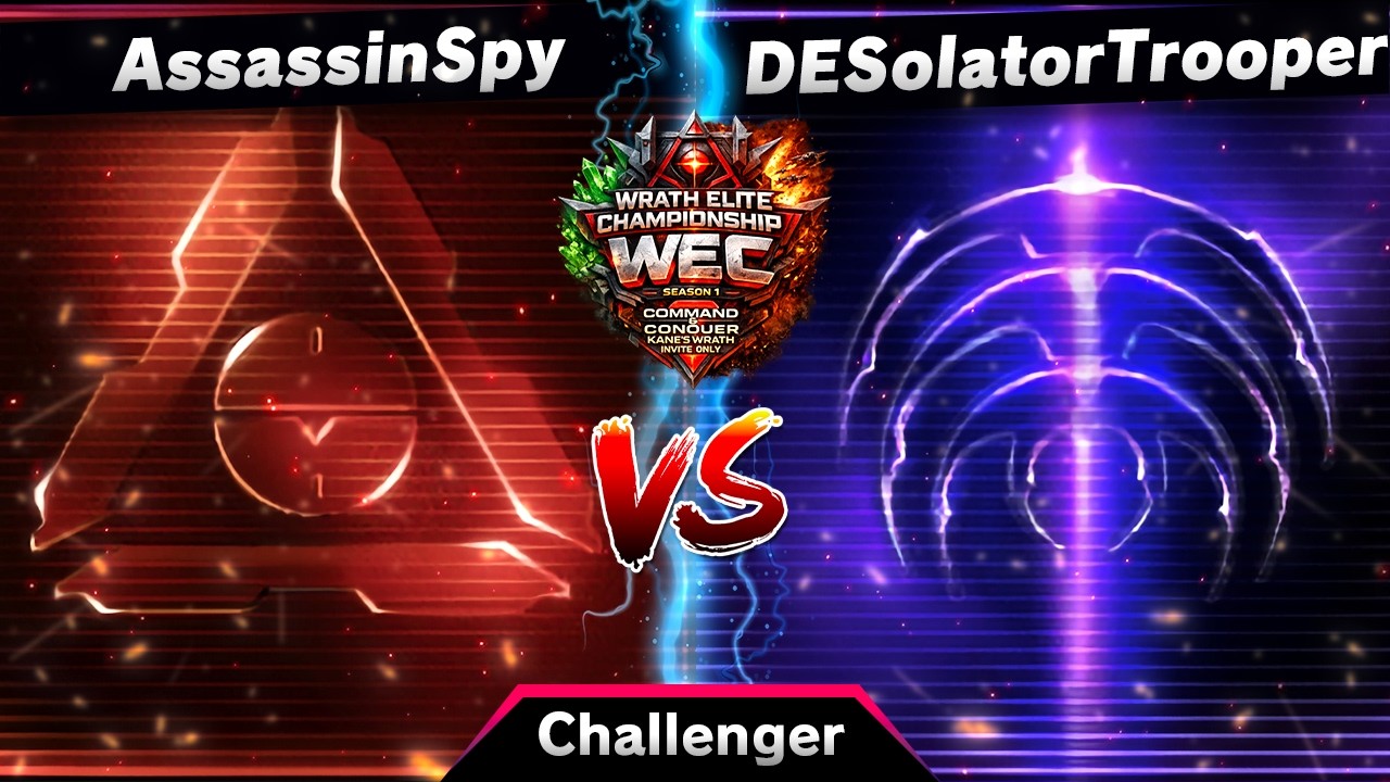 Kane's Wrath WEC S1 - AssassinSpy [MoK] против DESolatorTrooper [Scrin] - Challenger League