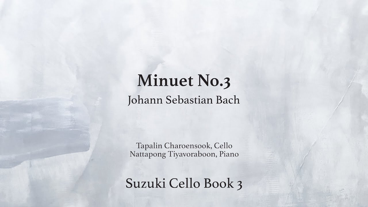 J.S. Bach: Minuet No.3