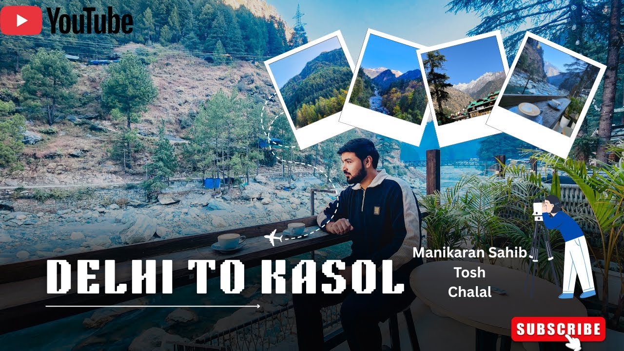 Kasol Trip 2025: Manikaran Sahib Hot Springs + Chalal Trek | Parvati Valley Vlog