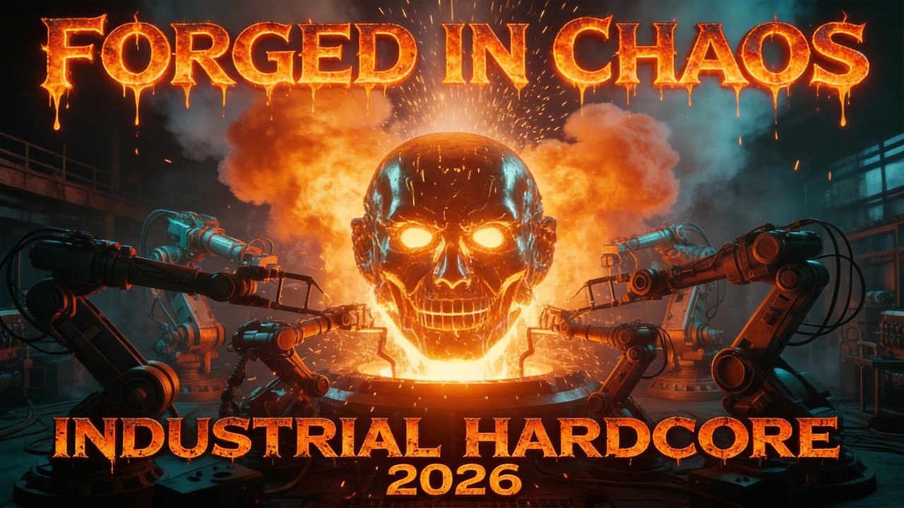 Industrial Hardcore 2026 - FORGED IN CHAOS (160 BPM Power Visualizer)
