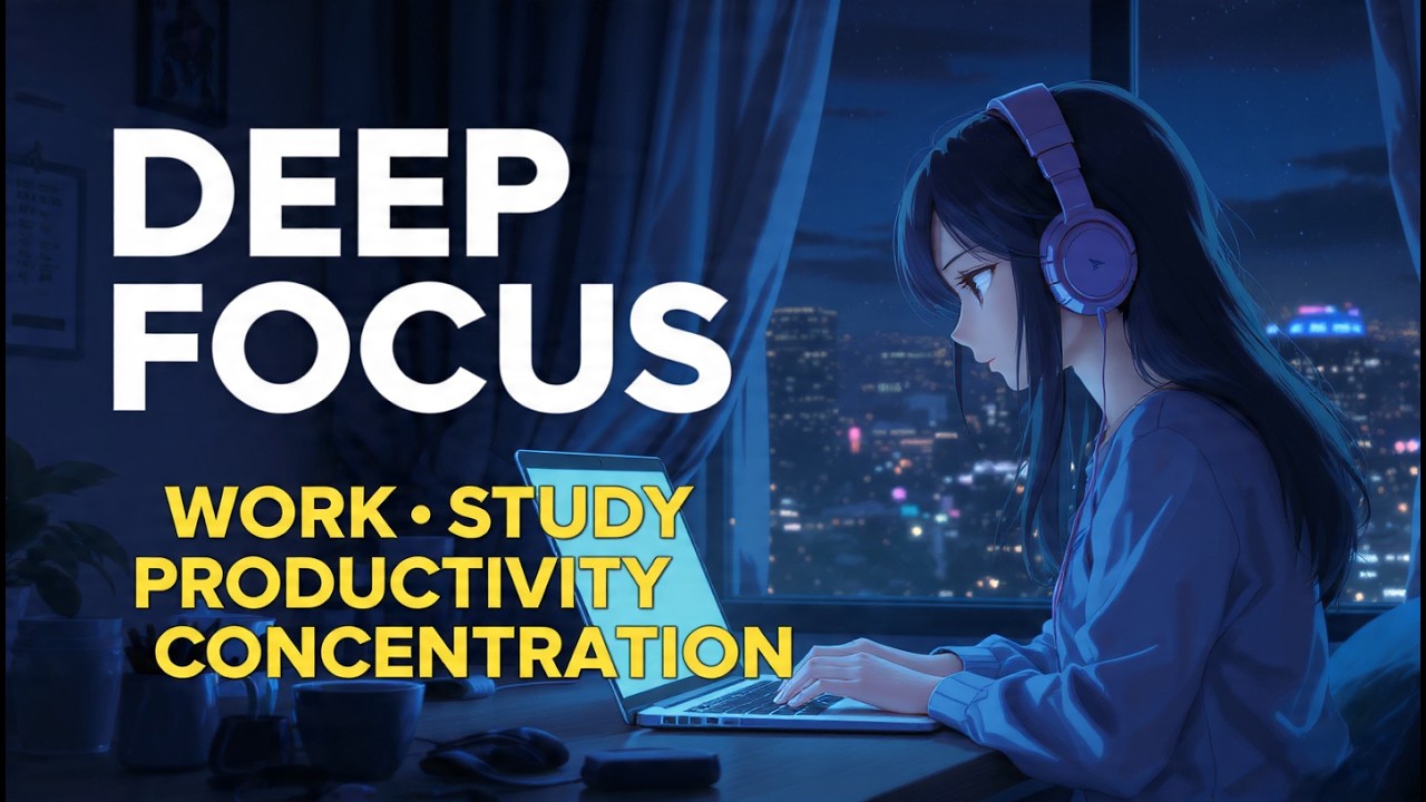 🔴 LIVE –  Rainy Atmosphere for Work & Concentration – Live