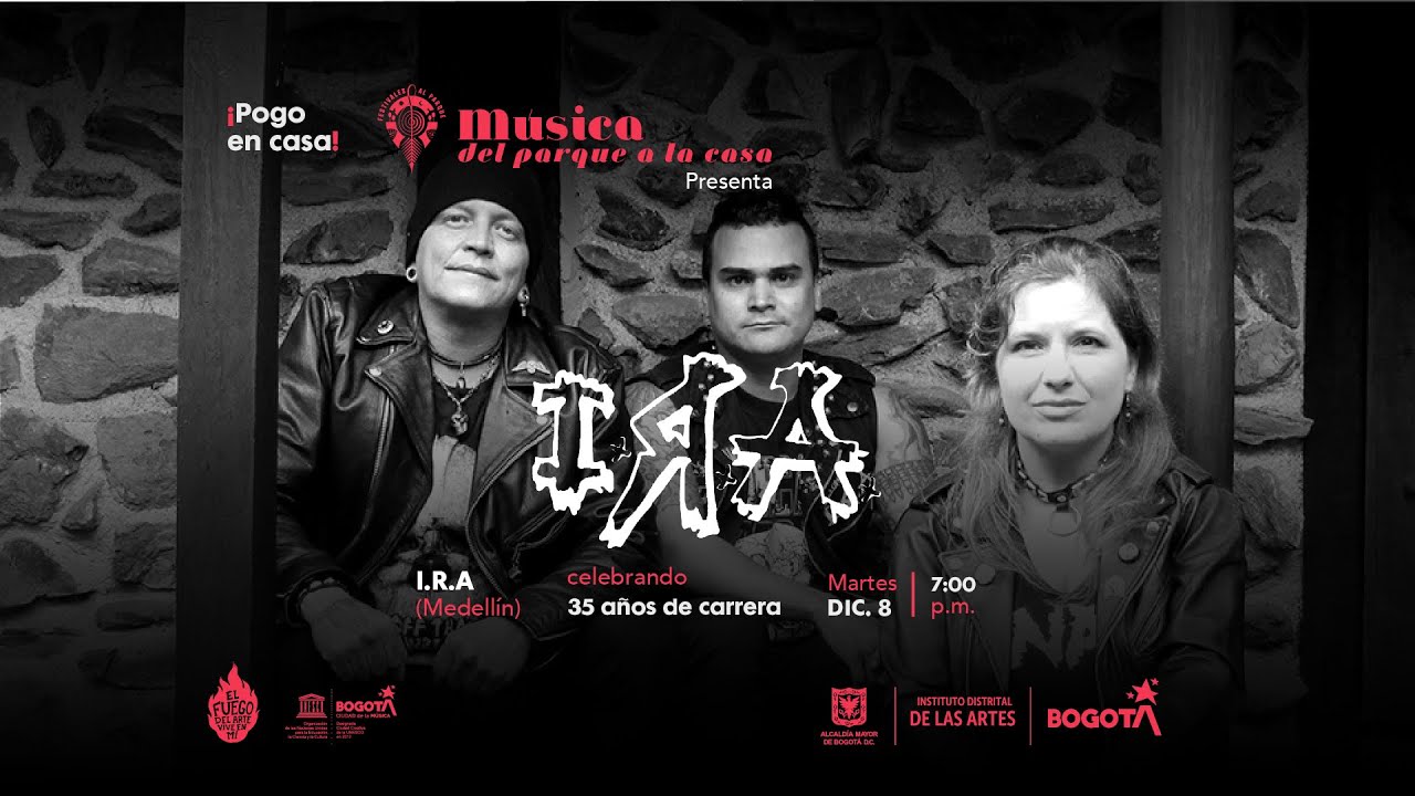 🔴  I.R.A de Medellín en Música del Parque a la Casa