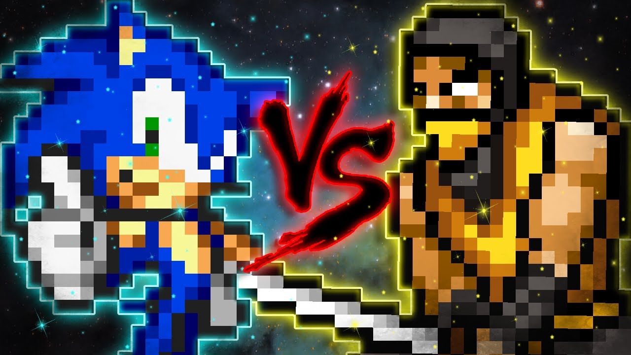 Sonic V1.0 VS Scorpion (MUGEN Sprite Battle) Requested By @LightningMcQueen855