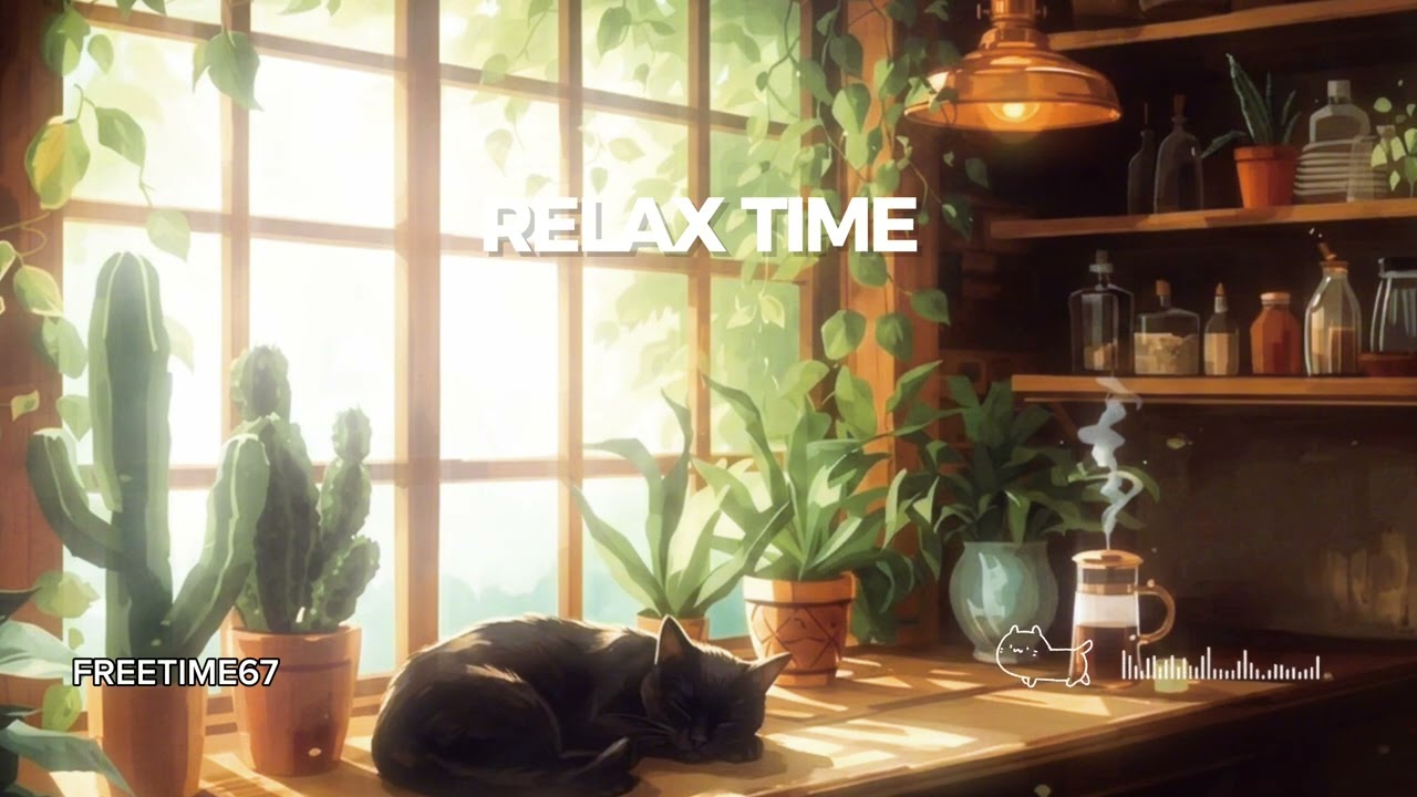 🪴🐾 Cozy Window Vibes | Relaxing Time