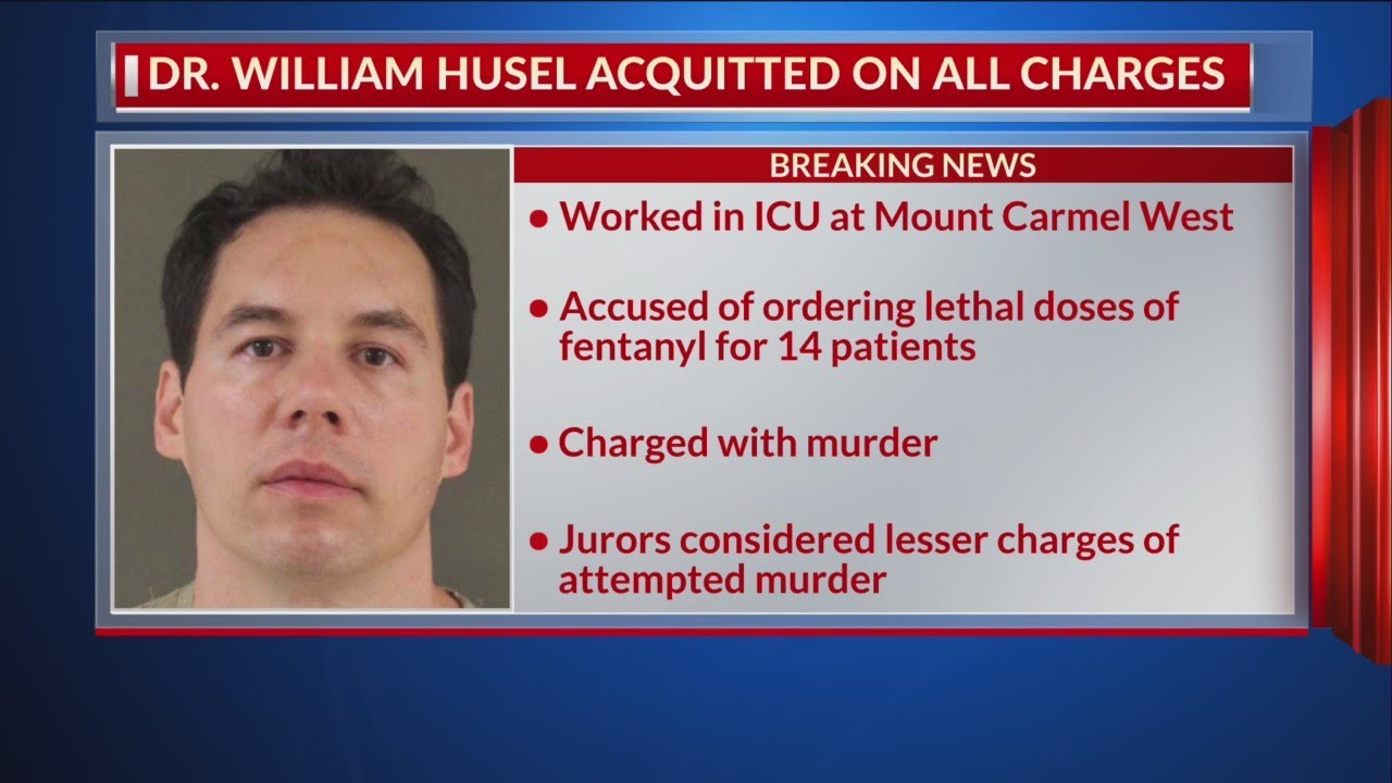 Dr. William Husel acquitted on all murder charges