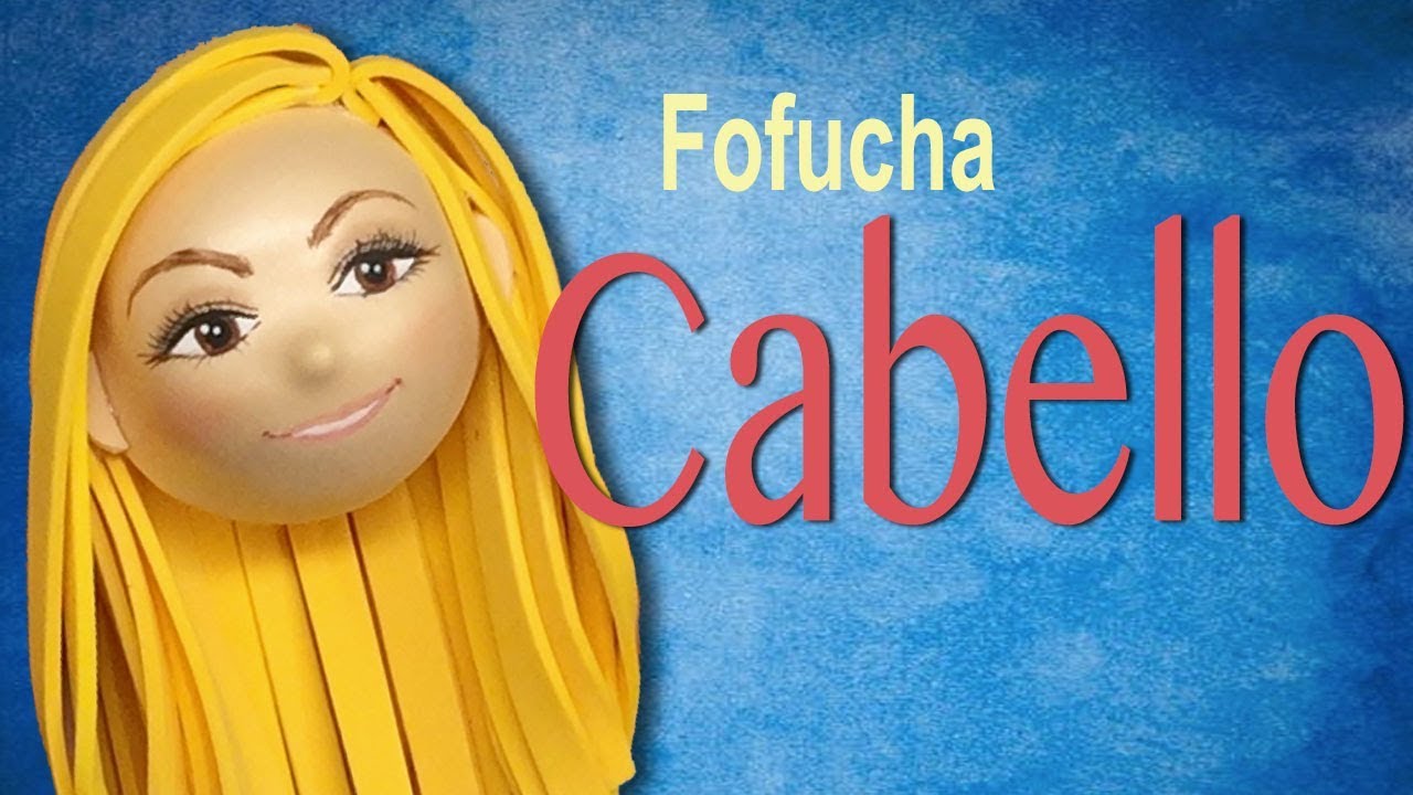 Como hacer cabello liso para fofucha