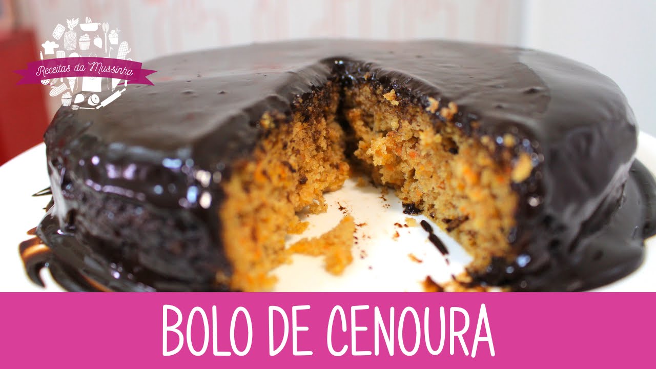 Bolo de Cenoura com Cobertura de Chocolate - Episódio 129 - Receitas da Mussinha