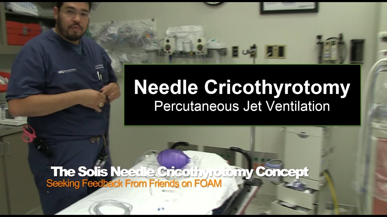The Solis Needle Cricothyrotomy Concept