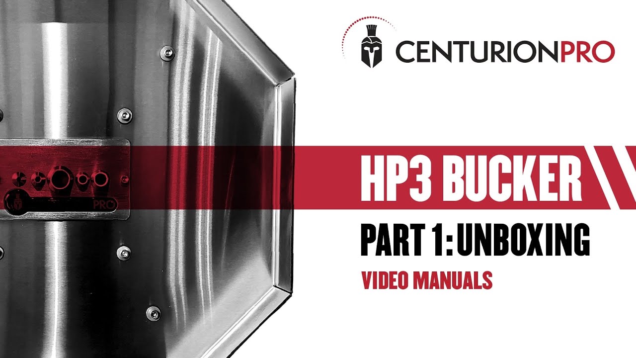HP3 Triple Bucker Video Manual Part 1 - Unboxing