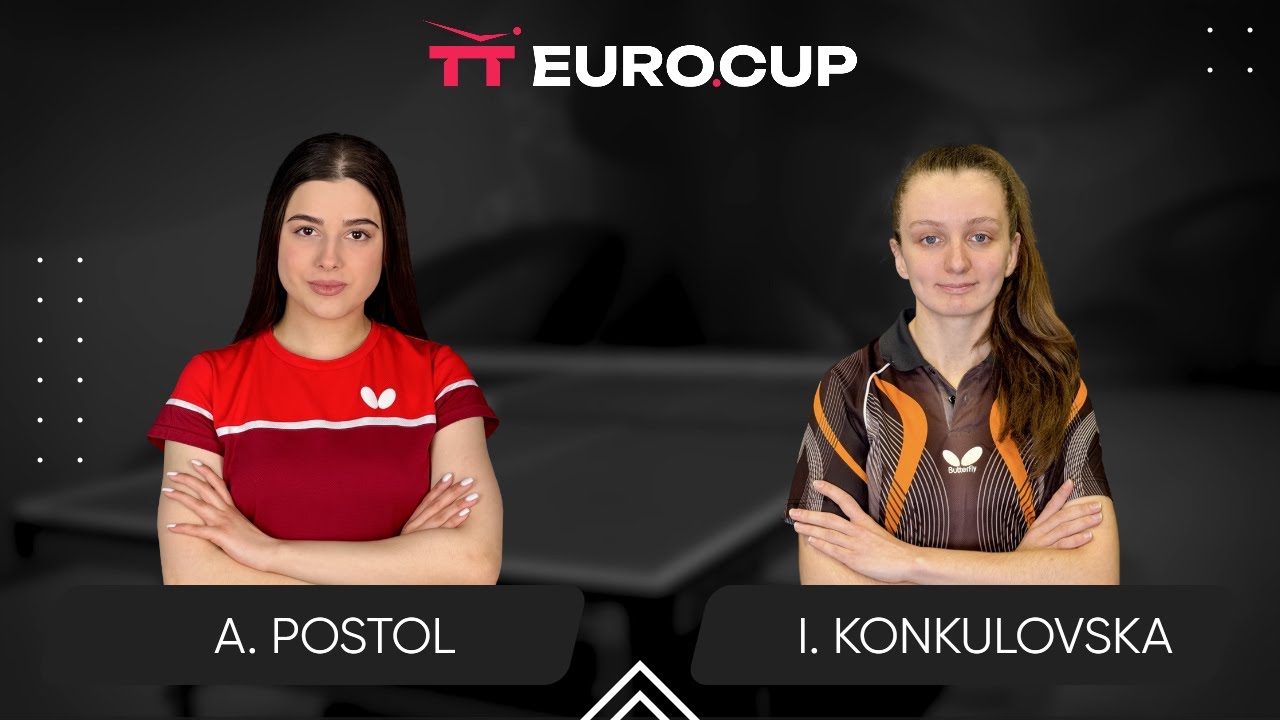 15:10 Anastasiia Postol - Iryna Konkulovska 19.01.2026 TT Euro.Cup Women Ukraine Master. TABLE 3