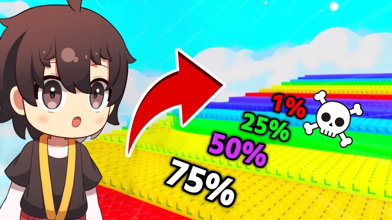 階段を進むごとに死ぬ確率が上がっていくロブロックス【Roblox】
